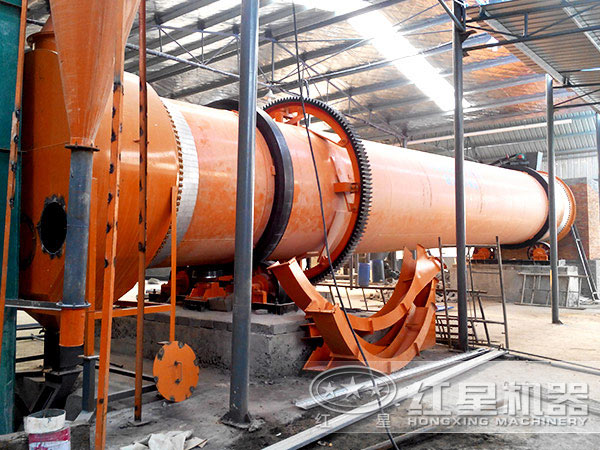 烘干機安裝、調(diào)試現(xiàn)場