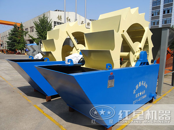 單葉輪式洗砂機(jī)，占地小，處理量小