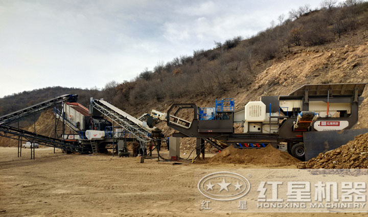 移動(dòng)制砂現(xiàn)場(chǎng)，可就近參觀現(xiàn)場(chǎng)