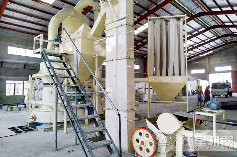 磨粉用戶生產(chǎn)現(xiàn)場(chǎng)，能夠滿足多種規(guī)格磨粉使用